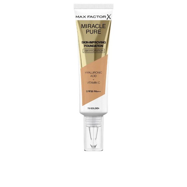 Max Factor Miracle Pure Foundation Spf30 75-golden 30 Ml