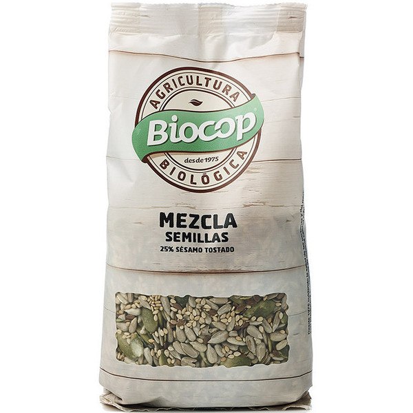 Mix de sementes de gergelim torrado Biocop. Biocop 250g