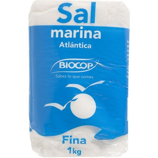 Biocop Sal Marinho Atlântico Fino Biocop 1 Kg