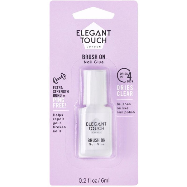 Elegant Touch Brush Cola para Unhas 6ml Unissex