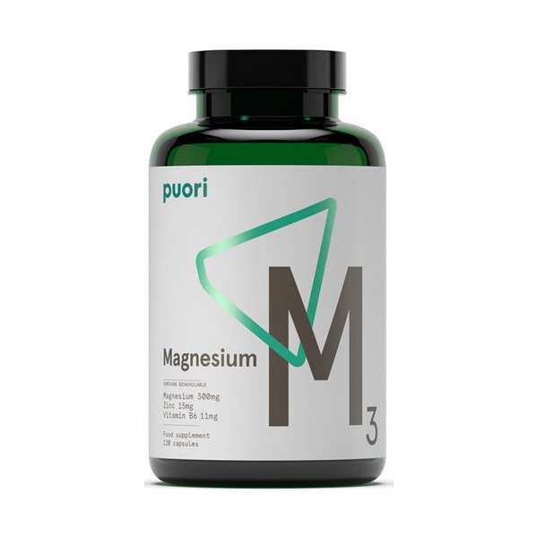Puori Essential Minerals M3 Magnesium - 120 capsules