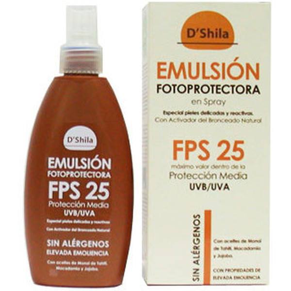 D\'shila Emulsion Photoprotectrice Spray Fps 25 200 Ml.