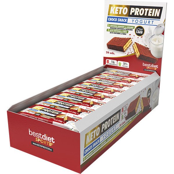 Bestdiet Choco Snack Keto Protein 24 Barres X 35 Gr