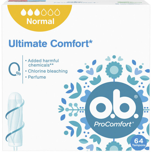 Ob O.b. Procomfort Normal Tampón 64 U Mujer