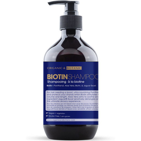 Biologische en botanische OB Biotine Shampoo 500 ml Unisex