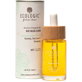 Ecologic Cosmetics Bio Facial Elixir restauración y regeneración de 30 ml Mujer