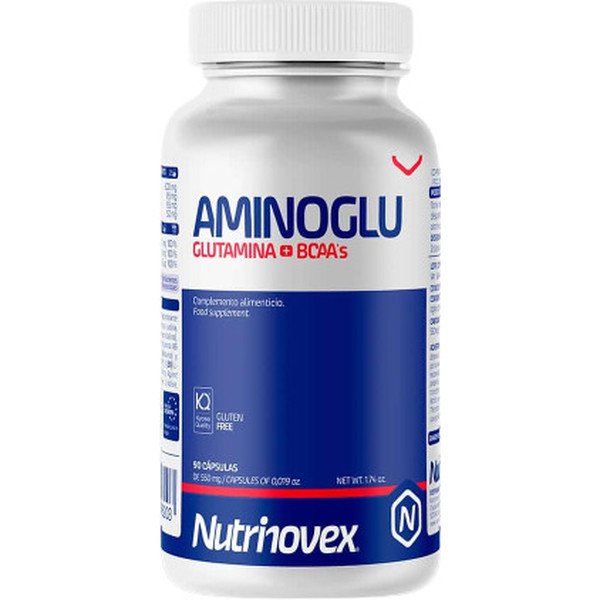 Nutrinovex AminoGlu - Glutamin + BCAA 90 Kapseln