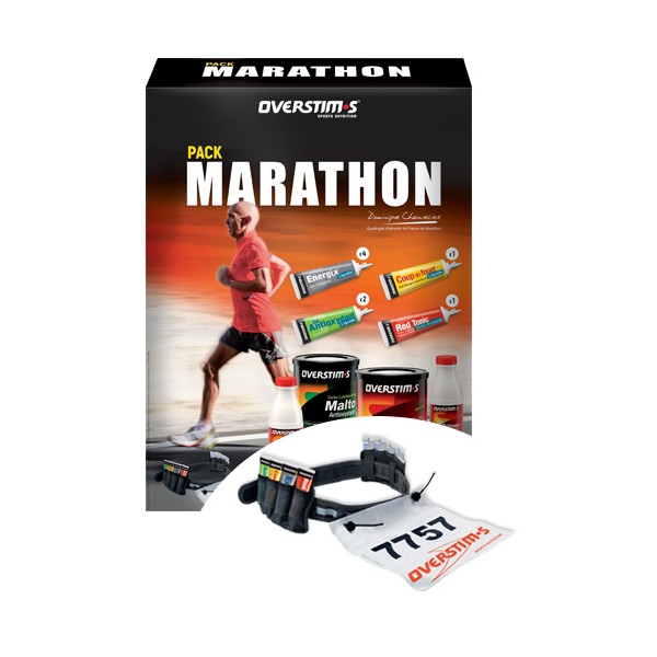 Overstims Pack Maratón + Cinturón Porta Geles