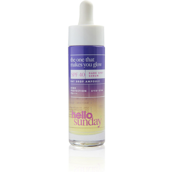 Hallo zondag The One That Make You Glow Dark Spot Serum Spf40 30 Ml Woman