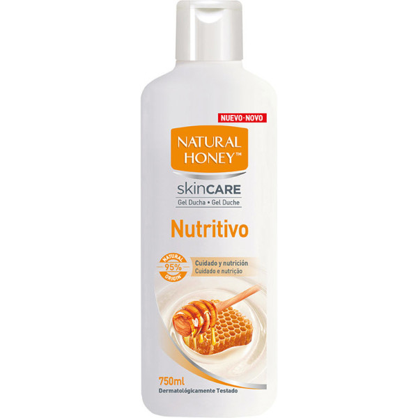 Gel doccia dermonutriente al miele naturale 750 ml unisex