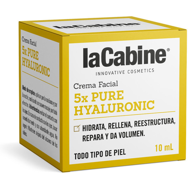 La Cabine 5x Pure Crème Hyaluronique 10 Ml Unisexe