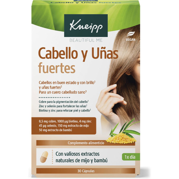 Kneipp Cheveux Et Ongles Forts 30 Gélules Unisexe