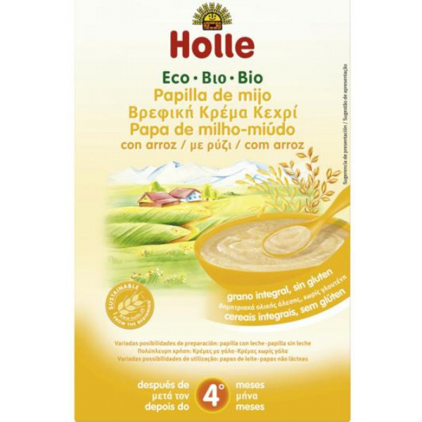 Porridge di miglio Holle +4 mesi senza glutine 250g