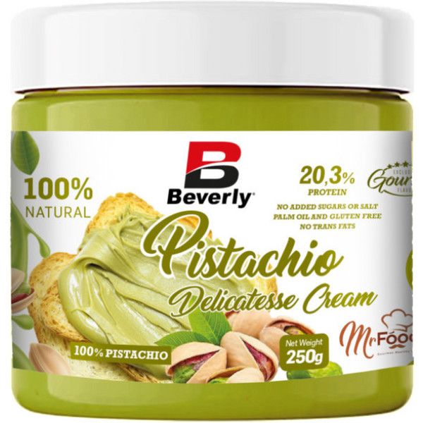 Beverly Nutrition Crema 100% Crema Delicatesse Al Pistacchio 250 Gr