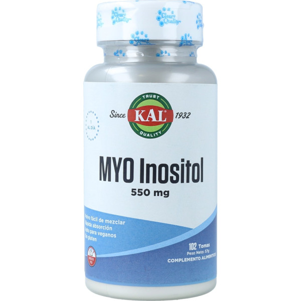 Kal Myo Inositol 550 Mg 57 G De Polvo