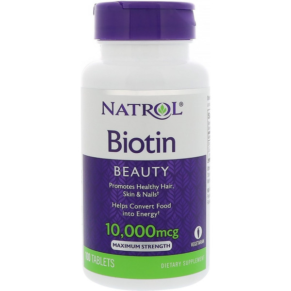 Natrol Biotin 10000 Mcg 100 Tablets