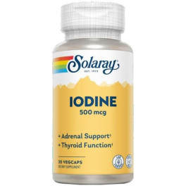 Solaray Iodine 30 Vegcaps