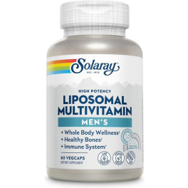 Solaray Liposomal Multivitamines Homme 60 Gélules Végétales