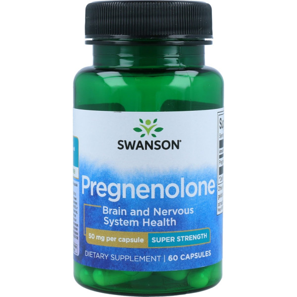 Swanson Pregnenolona 50 Mg 60 Cápsulas