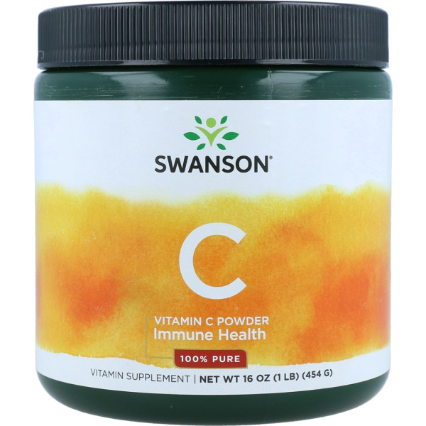 Swanson Vitamina C 100% Pura 454 G De Polvo
