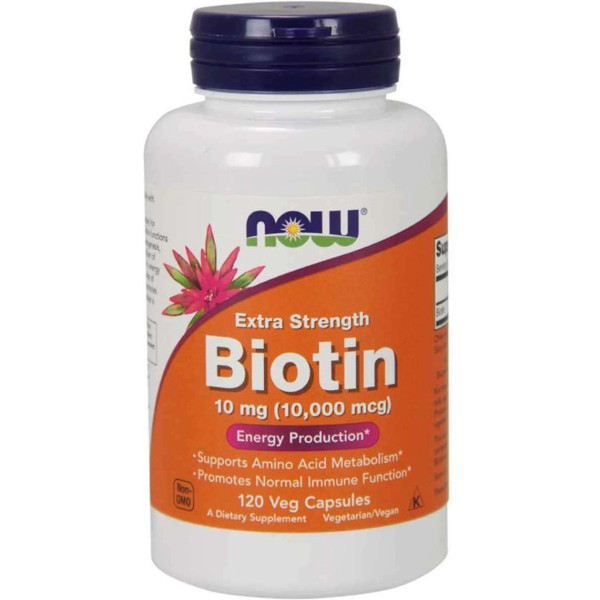 Now Biotine Extra Forte 120 Gélules Végétales