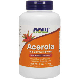 Now Acerola 4:1 Extract Powder 170 G Powder