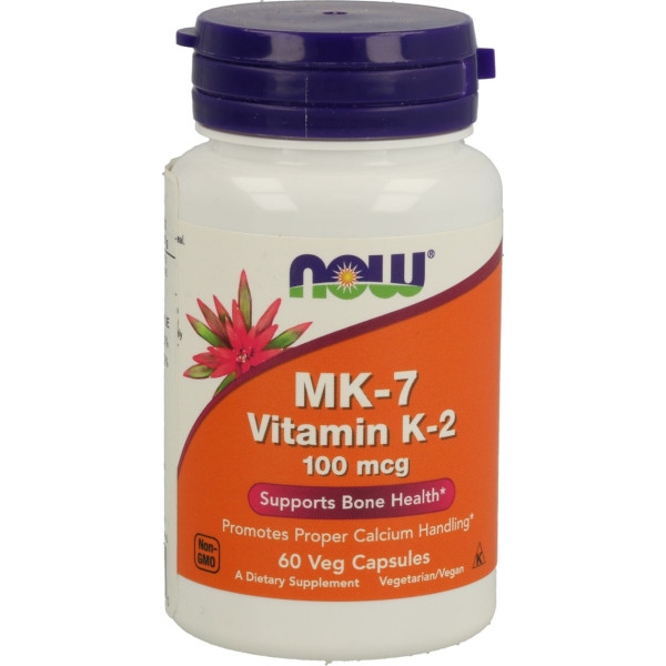 Now Mk7 (vitamine K2 100mcg) 60 gélules de 100mg