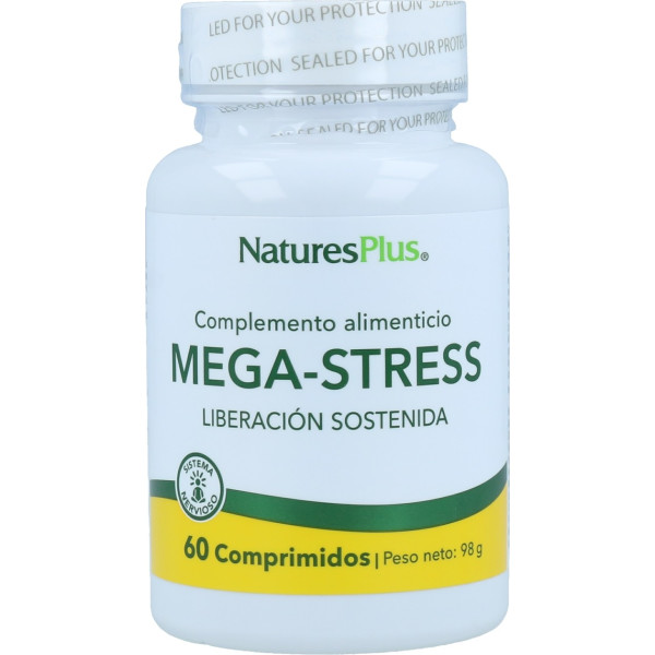 Natures Plus Mega Stress 60 Comprimidos