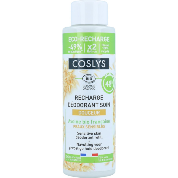 Coslys Recarga Desodorante Suave Gentle Care Avena 100 Ml (naranja)