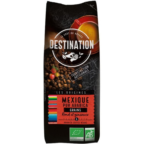 Destination Bio Café En Grano México 100% Arábica Bio 250 G
