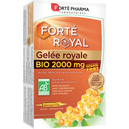 Forté Pharma Forté Royal Jalea Real Orgánica 2000 Mg 20 Ampollas De 15ml