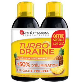 Forté Pharma Turbodraine Piña 2 Unidades De 500ml