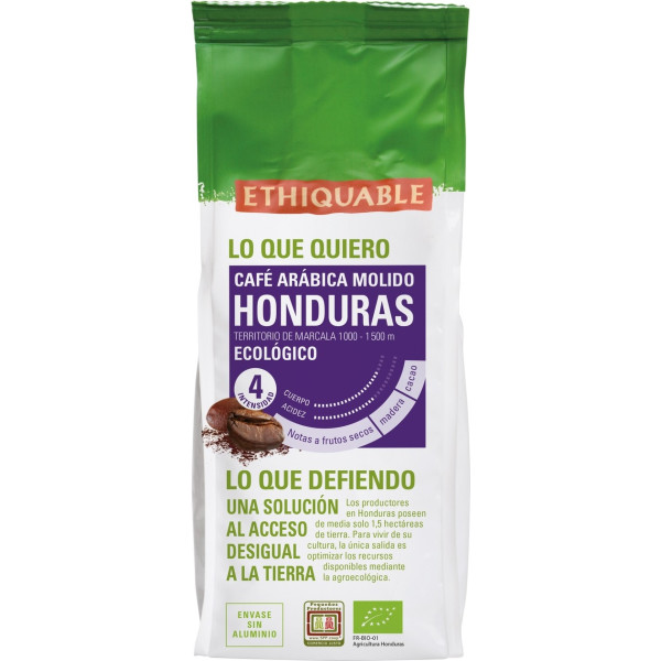 Ethiquable Café Premium Honduras Marcala Molido Bio 250 G De Polvo