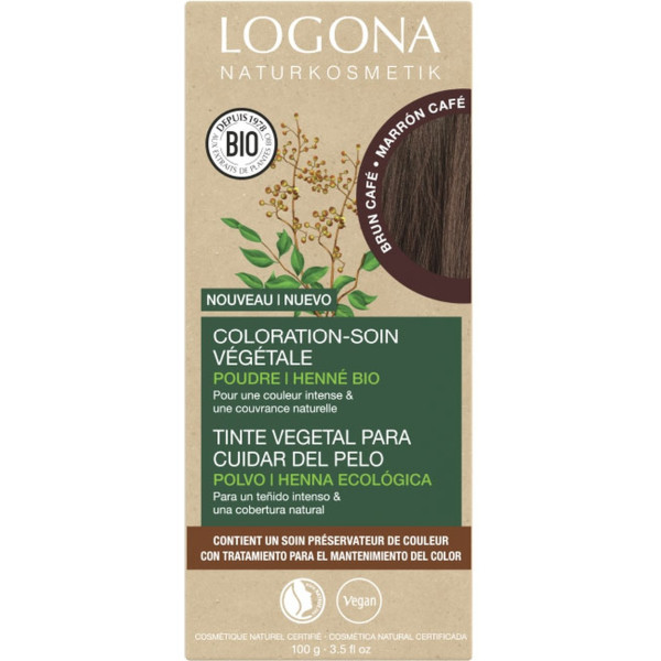 Logona Plantaardige Kleurstof Bruin Koffie (Koffie Bruin) 100 G