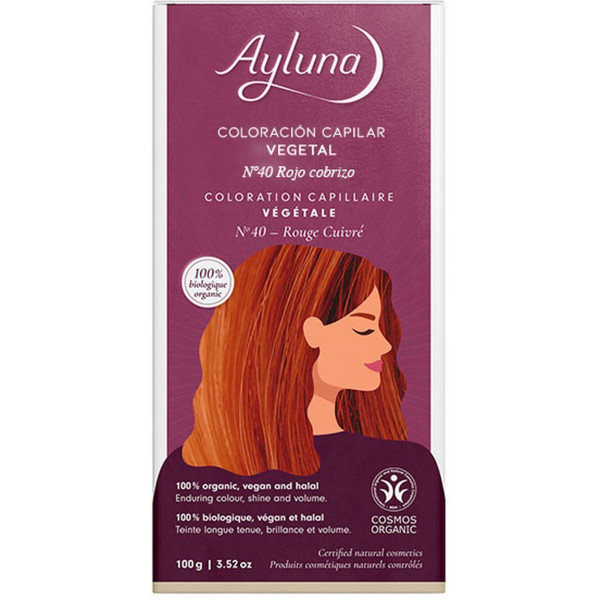 Ayluna Colorante Vegetale 40 Rame Rosso 100 G