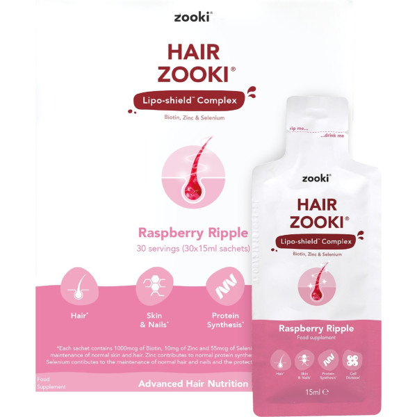 Zooki Hair Frambuesa 14 Unidades