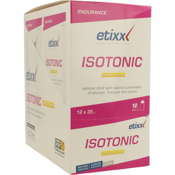 Etixx Isotonic Powder Limón 12 Unidades De 35g