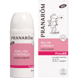 Pranarom Pranabb Roll-on Citronella - Latte Corpo Bio 30 Ml