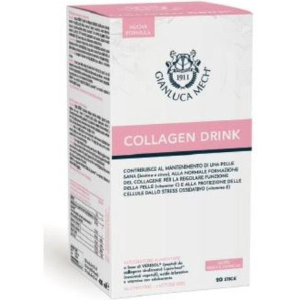 Gianluca Mech Collagen Drink 20 Stick Da 20ml (fragola)
