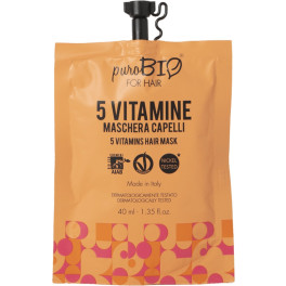 Purobio Mascarilla De 5 Vitaminas 40 Ml