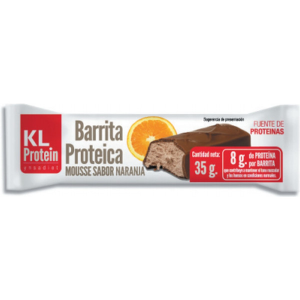 Kl Protein Barre Protéinée Orange Mousse 1 Barre De 35g