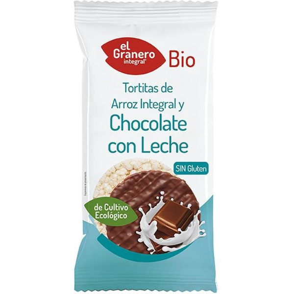 El Granero Integral Tortitas Arroz Integral Chocolate Con Leche Bio 100 G (chocolate)