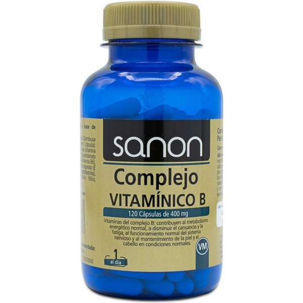 Sanon Complejo Vitamínico B 120 Cápsulas De 400mg