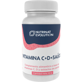 Nutrinat Evolution Vitamina C+d+saúco 30 Comprimidos