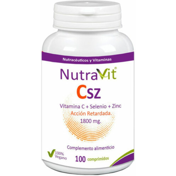 Nutravit Csz (vitamina C + Selenio + Zinc) 100 Comprimidos De 1800mg