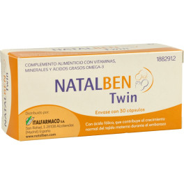 Italfarmaco Natalben Twin 30 Cápsulas