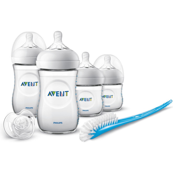 Philips Avent Ensemble Nouveau-Né Gamme Naturelle Scd301/01 6 Unités