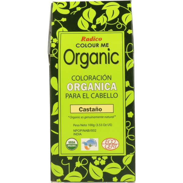 Colour Me Organic Castaño Bio 100 G (marrón)