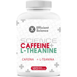 Efficient Science Caffeine + L-theanine - Cafeína + L-teanina 120 Caps