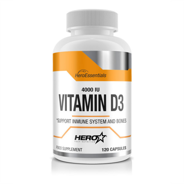 Hero Tech Nutrition Vitamin D3 (4000 IE) 120 Kapseln